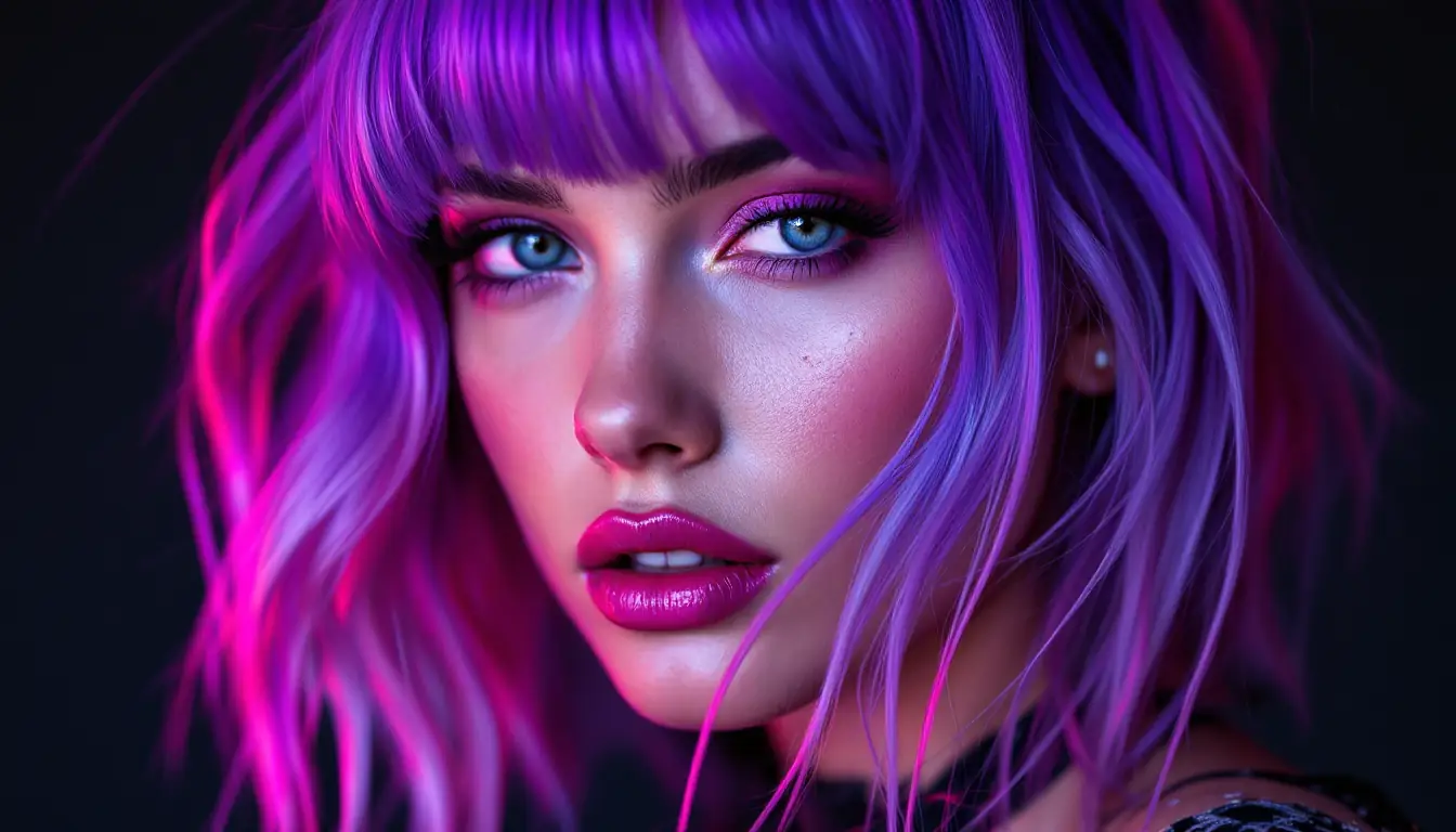 Vivid fashion hair color at Vivid Hair Lounge in Feasterville, PA